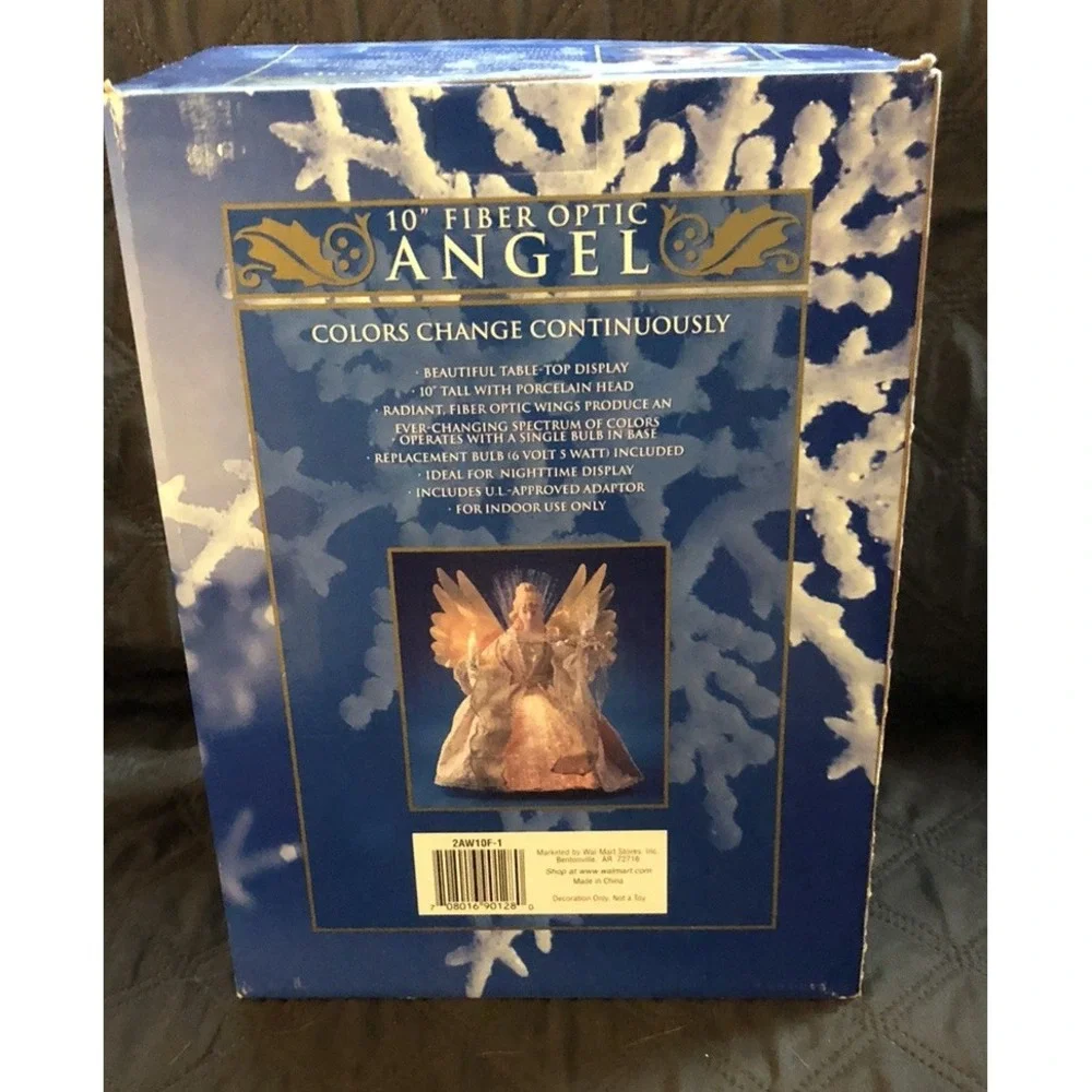 Vintage Fiber Optic Christmas Angel 12